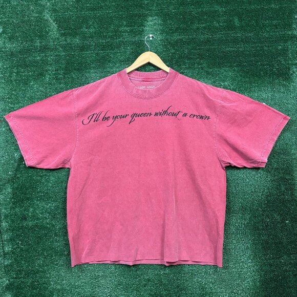 Lady Gaga I'll Be Your Queen Without A Crown Mayhem Ball Tour T-Shirt XL - Picture 3 of 4